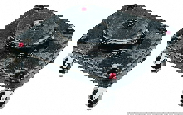 Brute Container Square Dolly, 300 lb Capacity, 17.25 x 6.25, Black